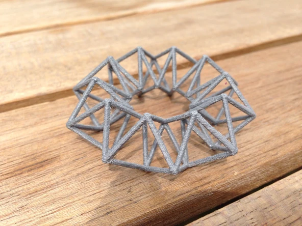 Byr Geometrik Torus Kolye (Plastik Aparattır!!!) 3D - Resim 5