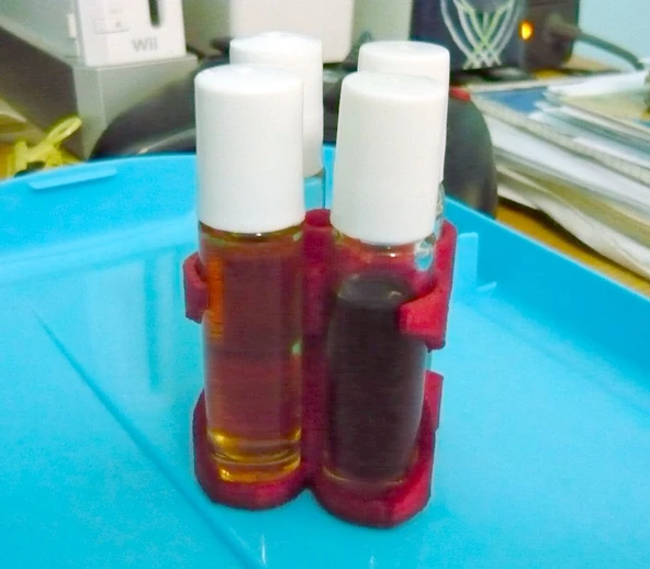 Byr küçük şişe parfüm tutucusu (Sadece Plastik Aparattır!!!) 3D - 3