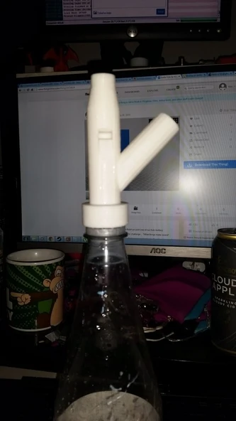 Byr Şişe Flütü/Düdüğü (Sadece Plastik Aparattır!!!) 3D ürün görseli