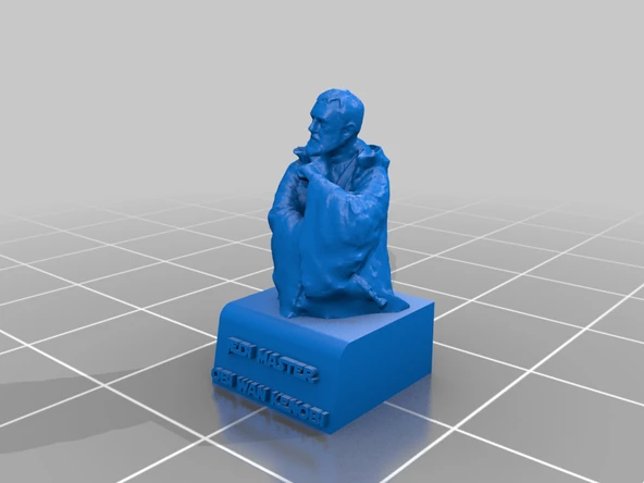 Byr obi wan kenobi büstü (Plastik Aparattır!!!) 3D - Resim 2