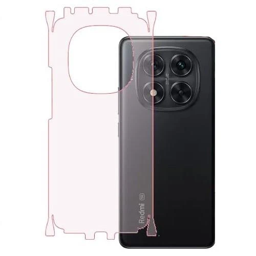 Redmi Note 14 Pro ile Uyumlu MAT TPU Arka Kaplama 360
