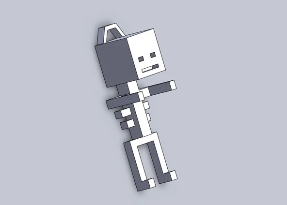 Minecraft Anahtar Yüzük (Plastik Aparattır!!!)