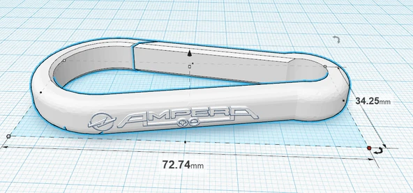 Byr Opel Ampera markalı zortax karabina (Sadece Plastik Aparattır!!!) 3D - Resim 3