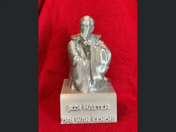 Byr obi wan kenobi büstü (Plastik Aparattır!!!) 3D - Resim 3