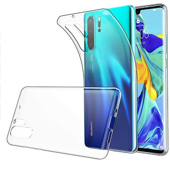 Huawei P30 Pro Kılıf Zore Ultra İnce Silikon Kapak 0.2 mm - 5