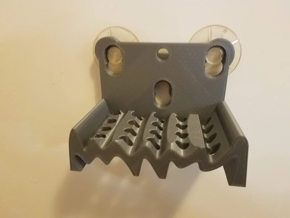 Byr Vantuz Montajlı Sabunluk (sağlam) T2977921 3D - Resim 3