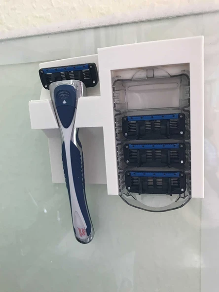 Byr Razor Morning Glory ve bıçakların duvara montajı T2152460 3D ürün görseli