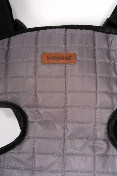 Babymol Taşıma Kangurusu 3.5-9 kg Taşıma Kapasiteli Gri - 3