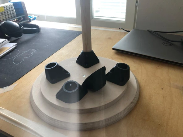 Byr Mobilya ayağı montaj braketi T4801213 3D - Resim 2