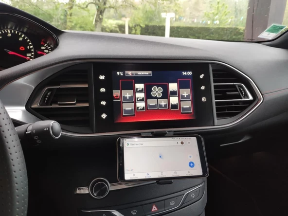 Byr Peugeot 308 t9 Telefon tutucusu T4824494 3D - Resim 4