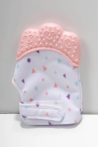 Diş Kaşıyıcılı Eldiven Pembe