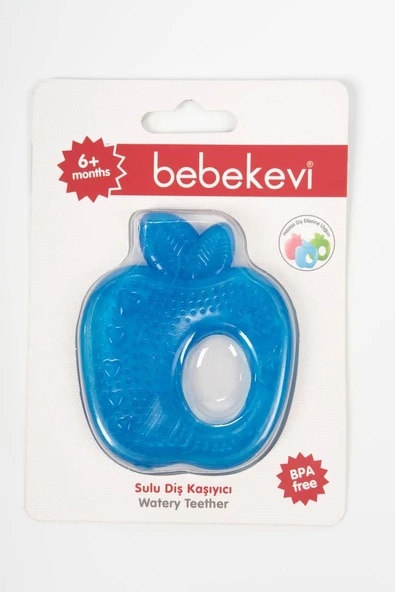Elma Şeklinde Sulu Diş Kaşıyıcı Mavi