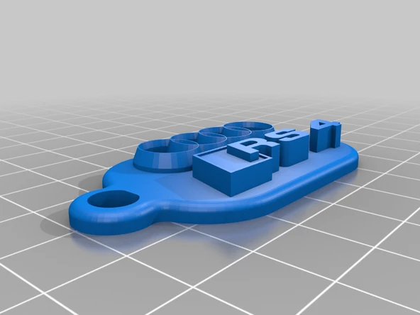 Byr Audi Ach RCH Anahtarlık T4740094 3D ürün görseli