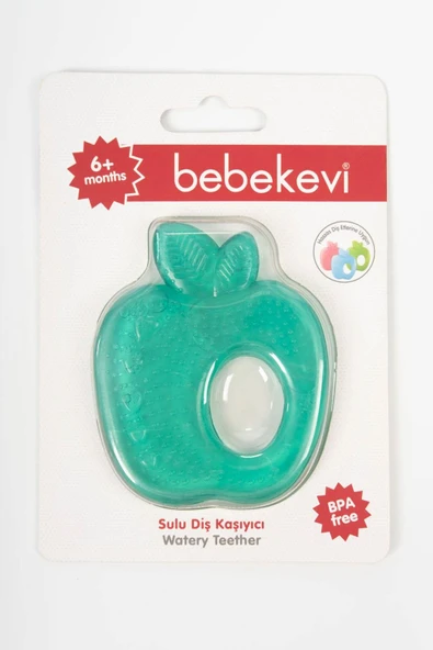 Elma Şeklinde Sulu Diş Kaşıyıcı Yeşil