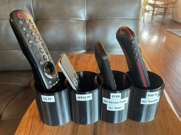 Byr Audi şekilli TV uzaktan tutucusu T5195406 3D - Resim 4