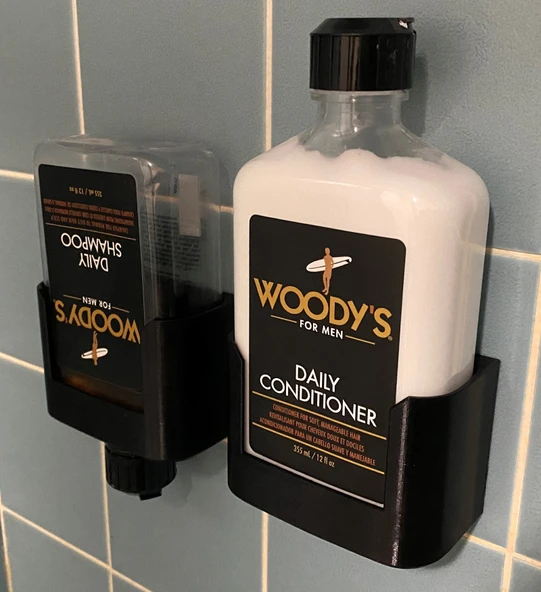 Byr Woody's Şampuan / Saç Kremi Duş Askısı (tek adettir) T4551342 3D - Resim 3