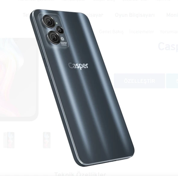 Casper Via X30 Plus 256 GB Antrasit - 2
