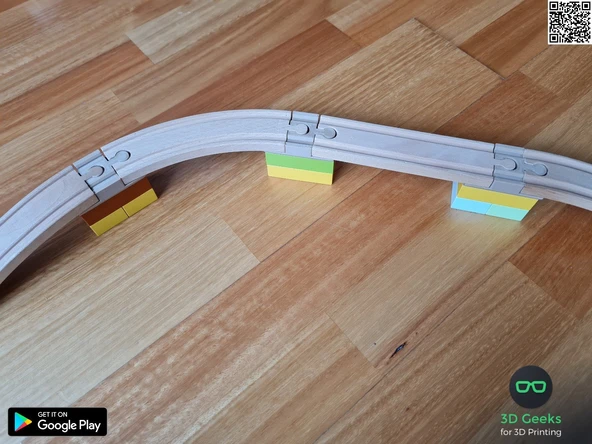 Byr BRIO köprü bağlantısına çoğaltma (daha kısa baskı) T299603 3D - Resim 2