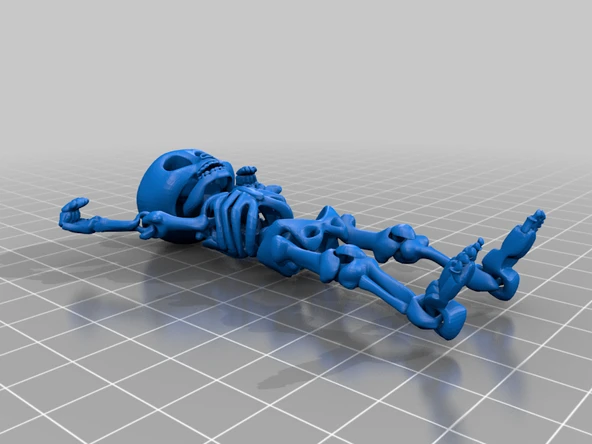 Byr Tek Parça Baskı Sarkan İskelet T2273896 3D - Resim 4