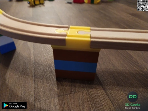 Byr BRIO köprü bağlantısına çoğaltma (daha kısa baskı) T299603 3D - Resim 3