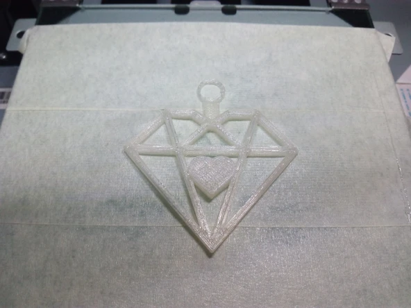 Byr Kalpli kare kolye T1786763 3D