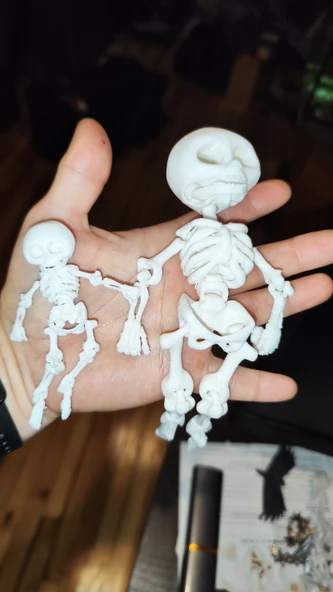 Byr Tek Parça Baskı Sarkan İskelet T2273896 3D - Resim 5