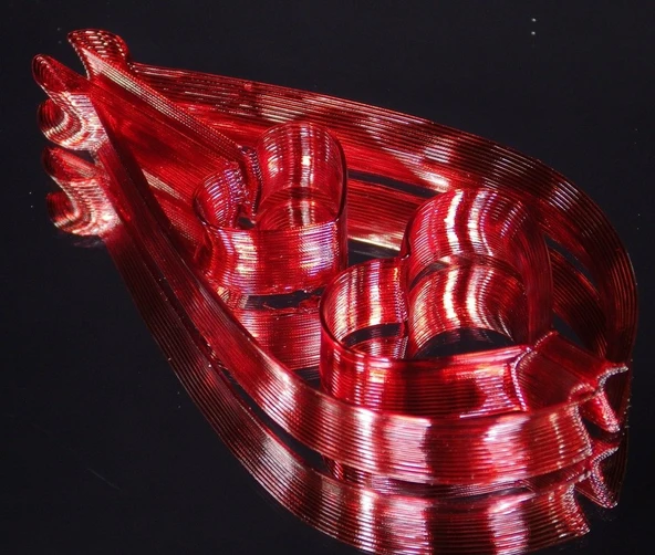 Byr Çift Kalp Kolye T184130 3D ürün görseli 1