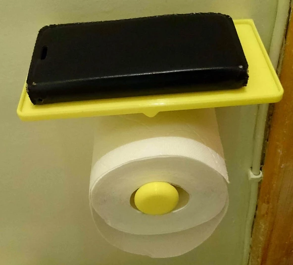 Telefon tutuculu tuvalet kağıdı tutucusu T3920214