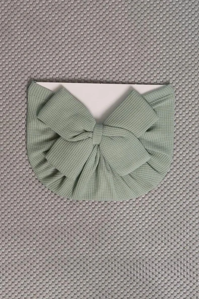 Fiyonklu Saç Bonesi Mint ürün görseli 1