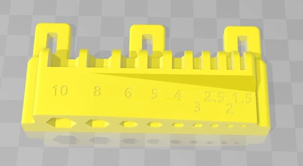 Byr Altıgen anahtar tutucu Skadis T3193656 3D - Resim 2