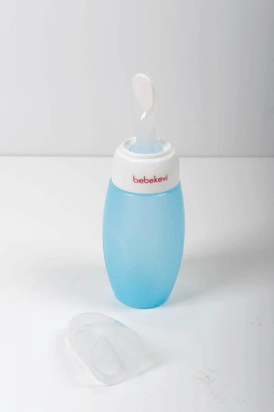 Kaşıklı Biberon Mavi