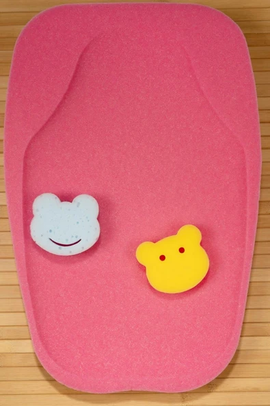 Bebek Küvet İçi Sünger – Pembe