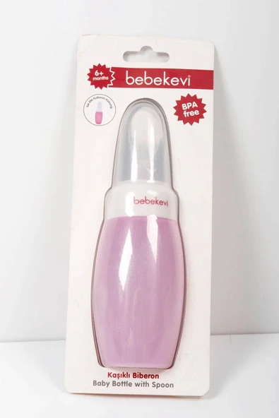 Kaşıklı Biberon Pembe