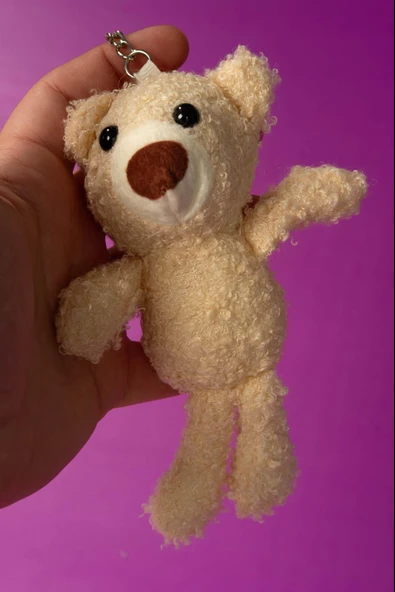 Mini Peluş Ayıcıklı Anahtarlık - 4