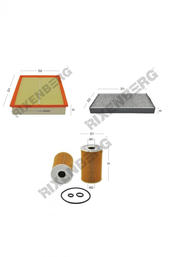 Volkswagen Crafter 2.0 Tdi (2e,3f) 109-114-136-140-142-163 Hp  11 > Rixenberg Filtre Seti ürün görseli