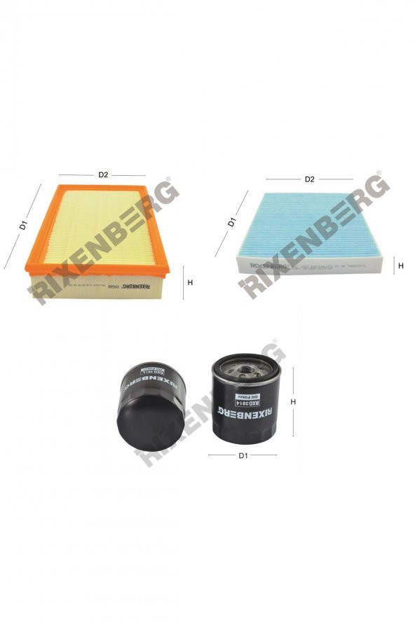 Volkswagen Caravelle T6 (SF,SG) 2.0 Tdi 180 Hp 15 > Rixenberg Filtre Bakım Seti ürün görseli