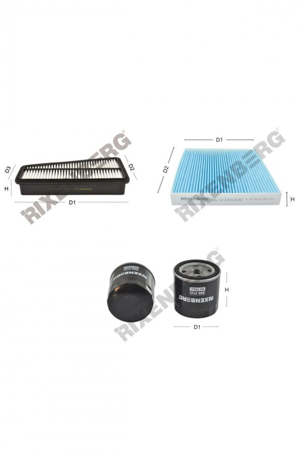 Toyota Land Cruiser 4.2 Td (J20) 204 Hp 10 >  Rixenberg Filtre Bakım Seti ürün görseli