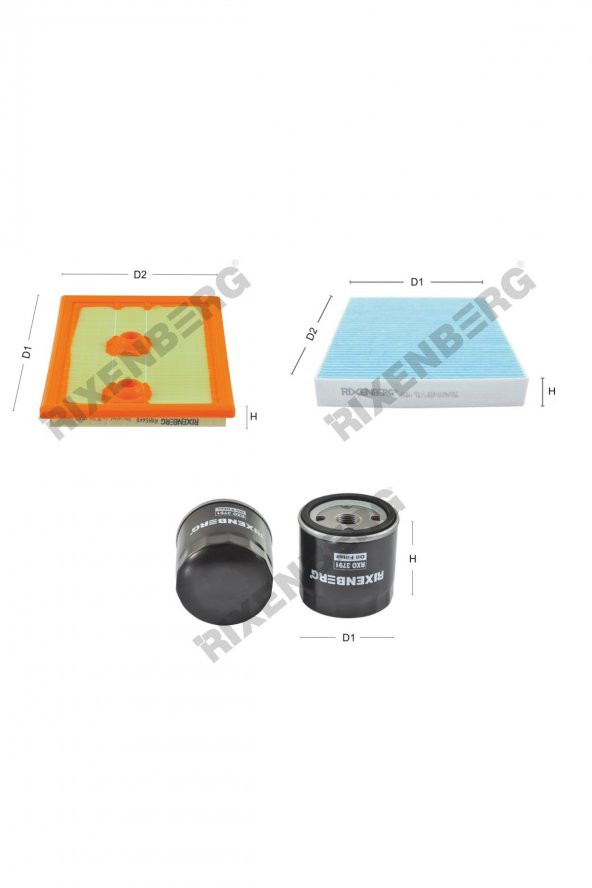Skoda Kodiaq 1.5 Tsi 150 Hp 15 > Rixenberg Filtre Bakım Seti ürün görseli