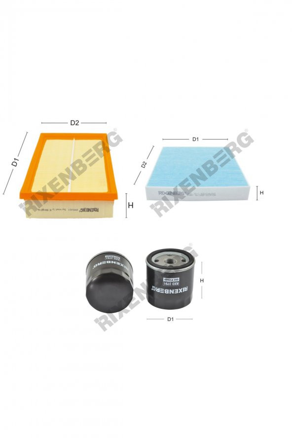 Skoda Karoq 1.5 Tsi 150 Hp 17 > Rixenberg Filtre Bakım Seti ürün görseli