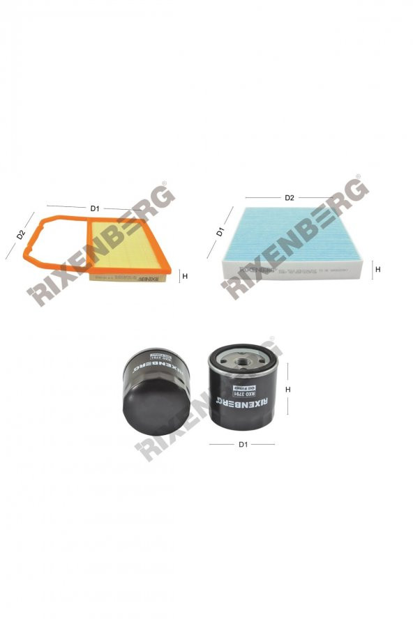 Skoda Fabia 1.0 Mpi 60-75 Hp 14 > Rixenberg Filtre Bakım Seti ürün görseli
