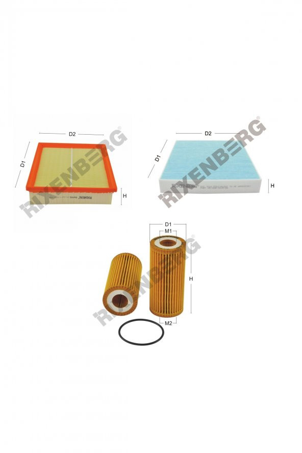 Seat Ibiza V 1.8 Tsi Cupra (6P) 192 Hp 15 > Rixenberg Filtre Bakım Seti ürün görseli