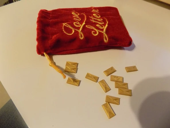 Byr Altın renk Sevgi Jetonu T365566 3D - Resim 2