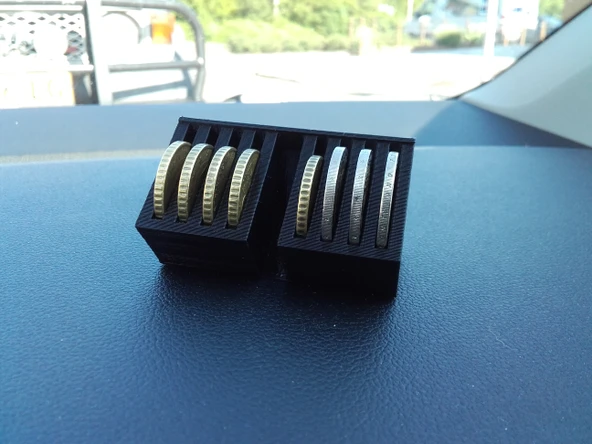 Byr volkswagen UP bozuk para tutucu T1611481 3D ürün görseli