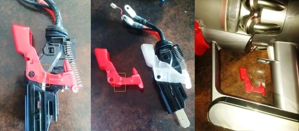 Byr Dyson V11 elektrikli süpürge için tetikleyici (sv14) T4600031 3D ürün görseli