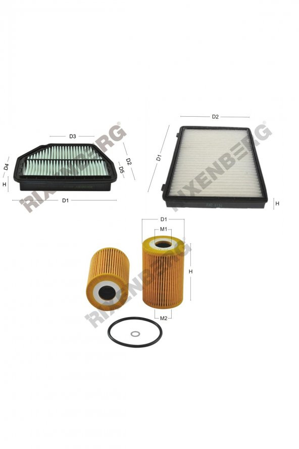 Opel Antara 2.0 Cdti 127-150 Hp 06 > Rixenberg Filtre Bakım Seti ürün görseli