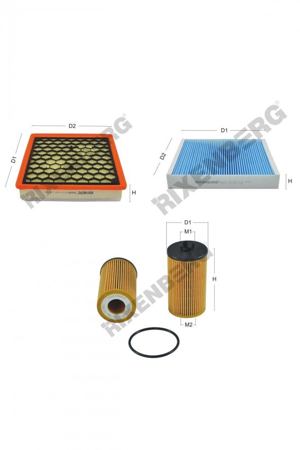 Opel Insignia 1.6 Cdti 120-136 Hp 15 > Rixenberg Filtre Bakım Seti ürün görseli