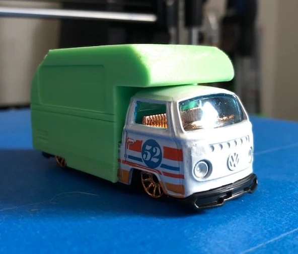 Hot Wheels Volkswagen T2 Pikap Kamp Kabuğu T4552104 - 4