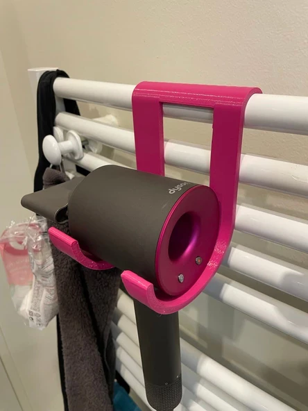 Byr Dyson Supersonic Saç Kurutma Makinesi Askısı - Havlu Çubukları İçin T3891313 3D - Resim 3