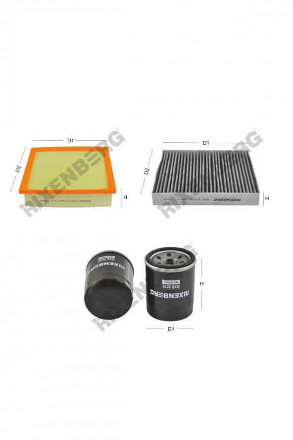 Mitsubishi L200 2400 Di-D 154-181 Hp 15 > Rixenberg Filtre Bakım Seti ürün görseli
