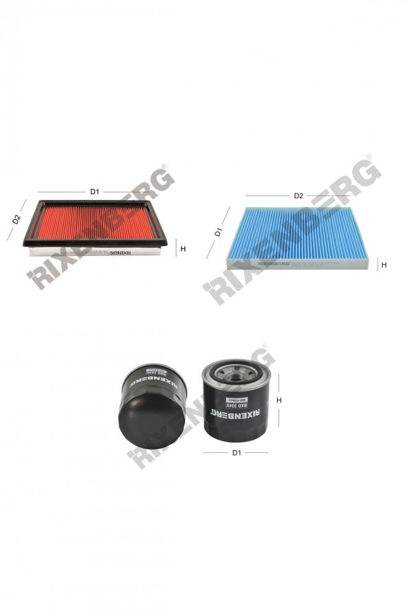 Nissan Micra IV (K13) 1.2 80 Hp 10 > Rixenberg Filtre Bakım Seti ürün görseli
